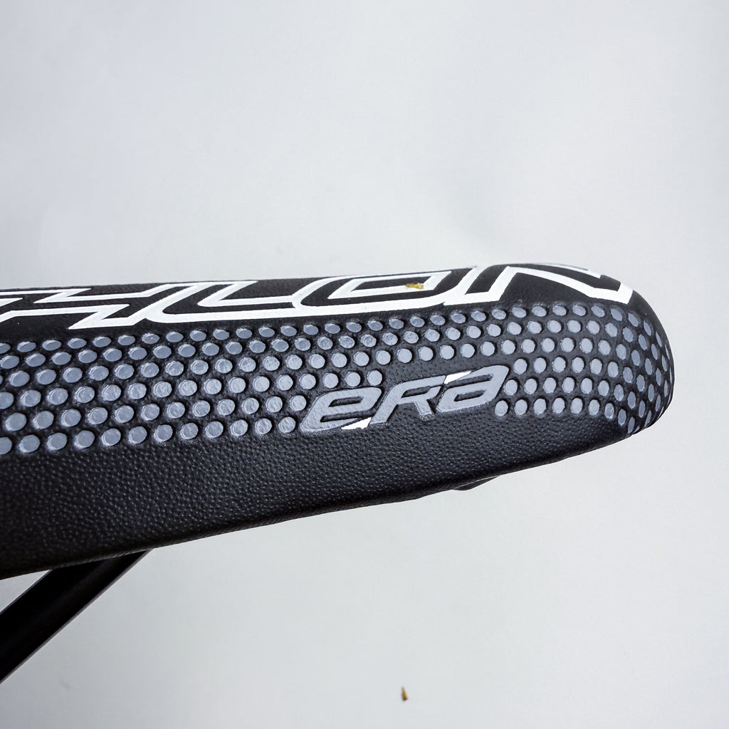 Selle San Marco Era Start Up Triathlon Bike Saddle - Ultra Comfortable TT Racing Bicycle Seat Black & White