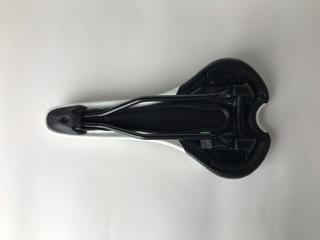 Selle San Marco Era Dynamic Protek Road Bike Saddle - Ultra Comfortable Black & White Racing Bicycle Seat